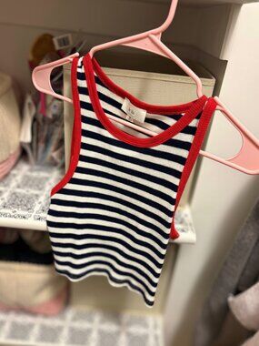 These Three Boutique Striped Tank